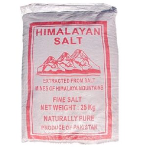 Гималайская розовая соль 25 кг, мелкий помол, производство Пакистан, Himalayan pink salt